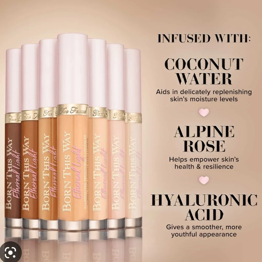 🍒🧸HP! Too Faced Oatmeal Etheral Light Smoothing Concealer